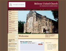 Tablet Screenshot of melroseunited.ca